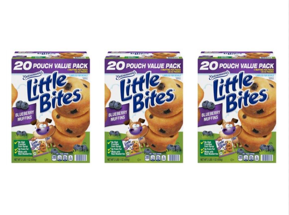 Entenmann's Little Bites Blueberry Muffins - Perfect Snack