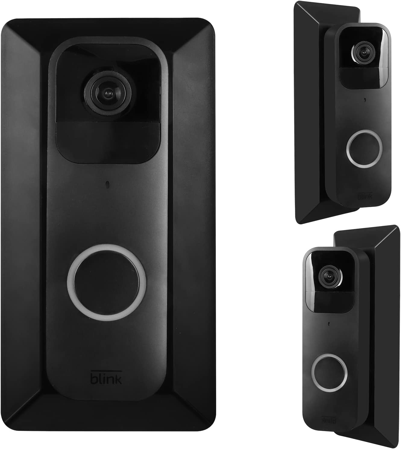 HOLACA 35 Angled Wedge Mount for Blink Doorbell (Black)