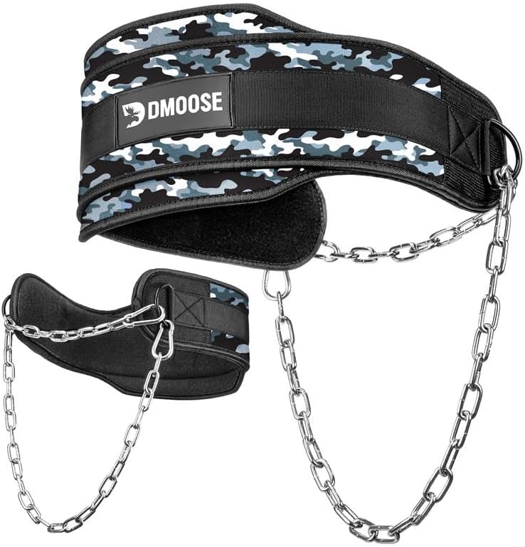 DMoose Fitness Dip Belt for Weight Lifting and Strength Training