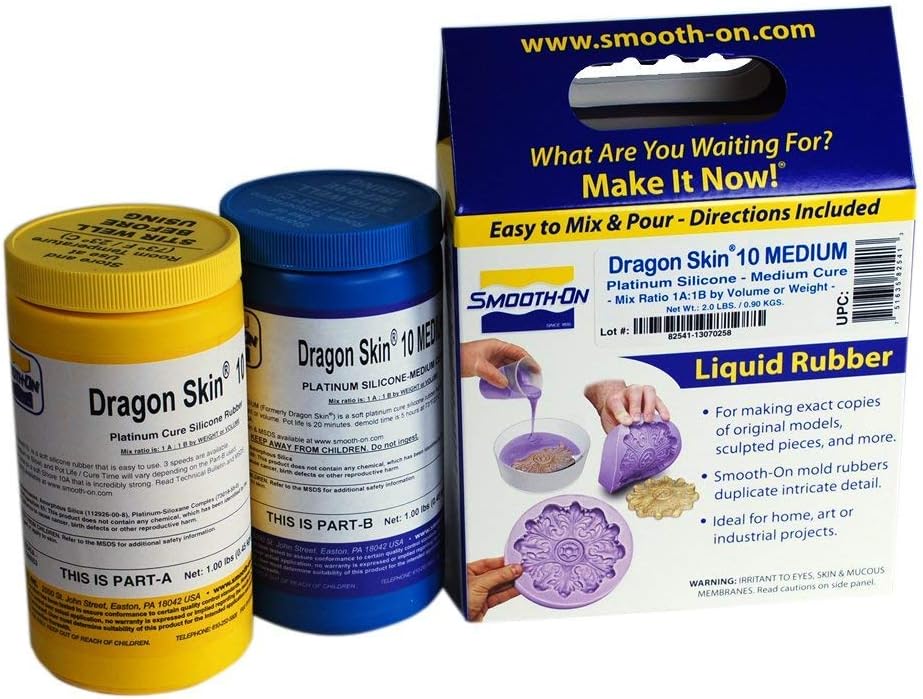 Dragon Skin 10 Medium Silicone Rubber Compound for Effects