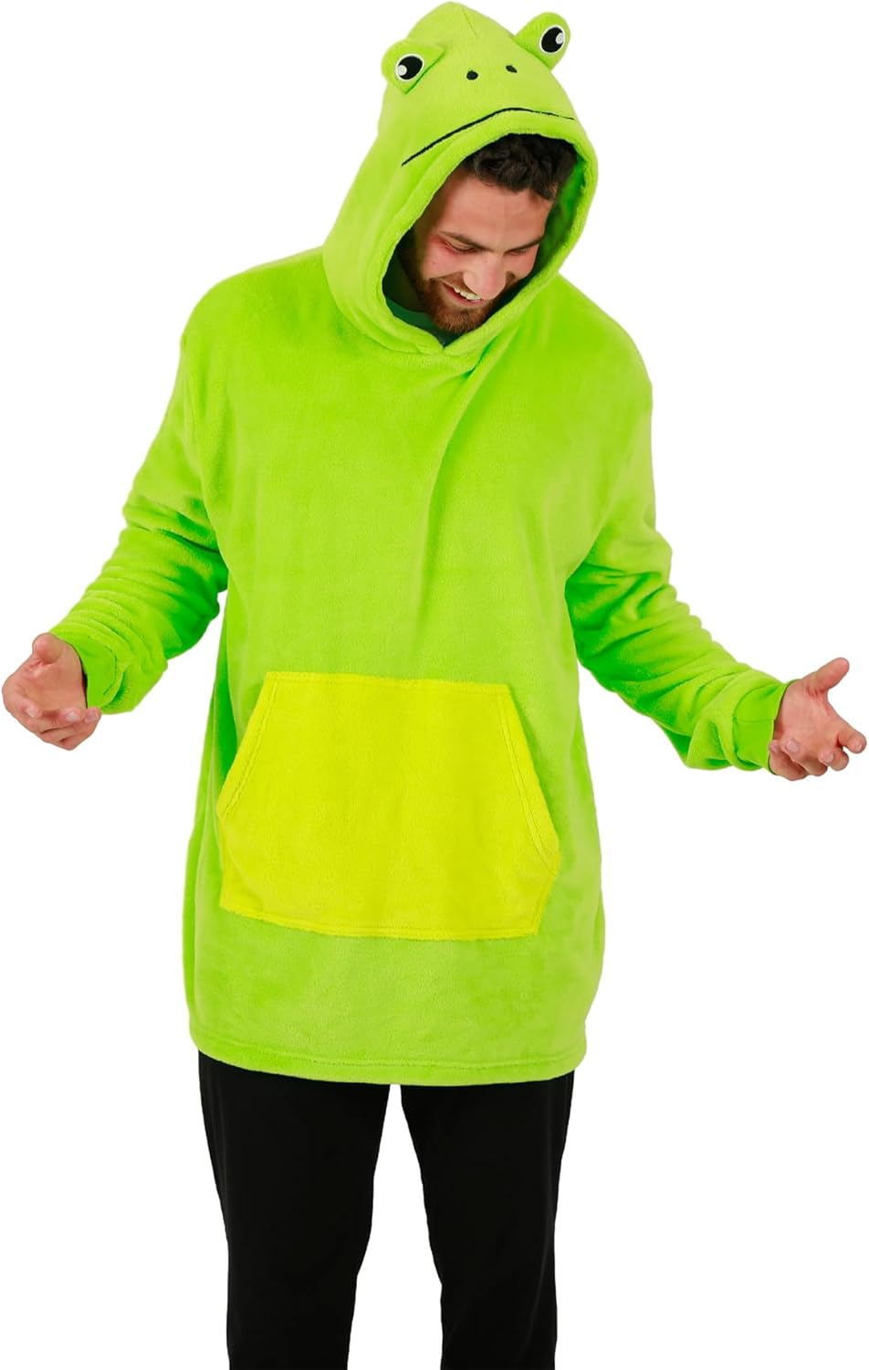 Bioworld 2 in 1 Bear Hoodie Blanket - Cozy Pillow!