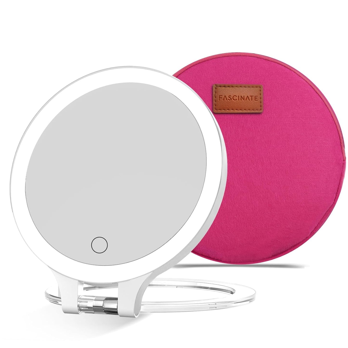 FASCINATE 10X 1X Double Sided Lighted Makeup Mirror Review