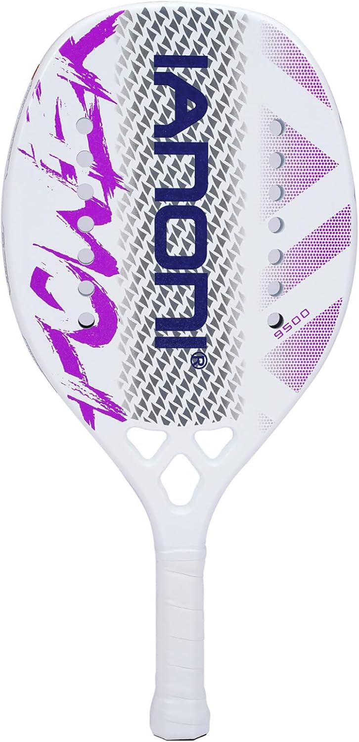 Beach Tennis Paddle with EVA Memory Foam Core for Ultimate Control