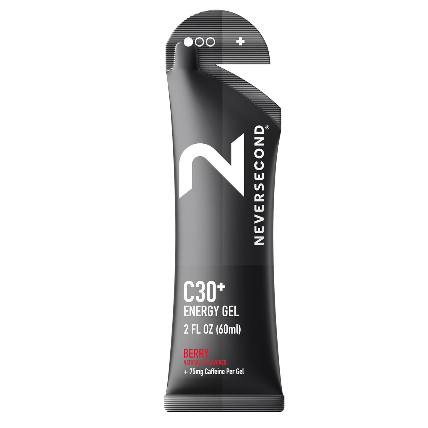 Neversecond C30+ Energy Gel with Caffeine for Endurance Athletes