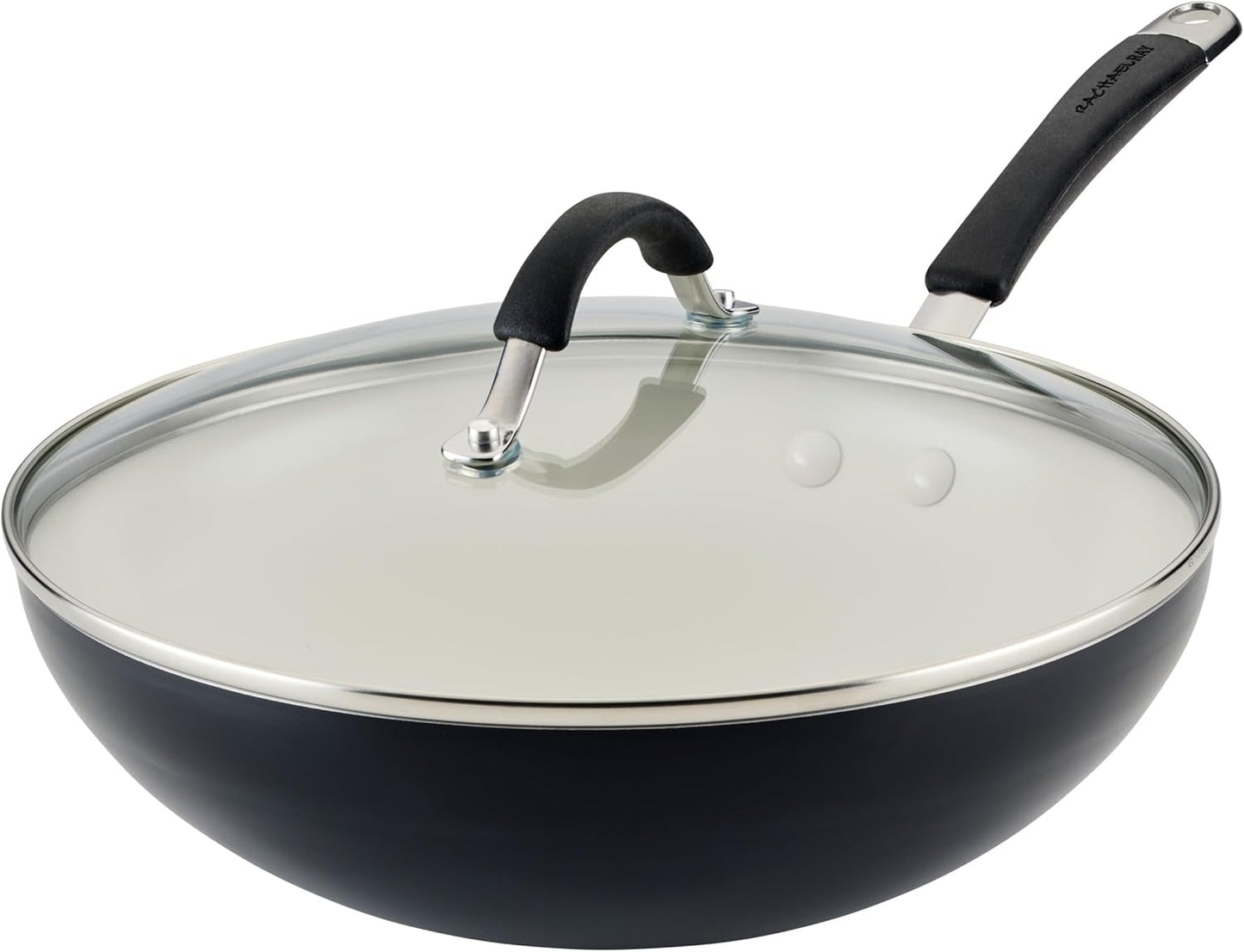 Rachael Ray Cucina Ceramic Nonstick Stir Fry Pan for Healthy Cooking