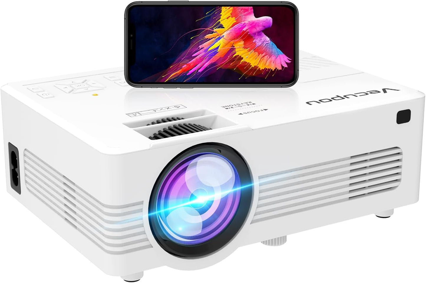 XRPrime 7500Lumens WiFi Mini Projector - Full HD 1080P for Outdoor Movies