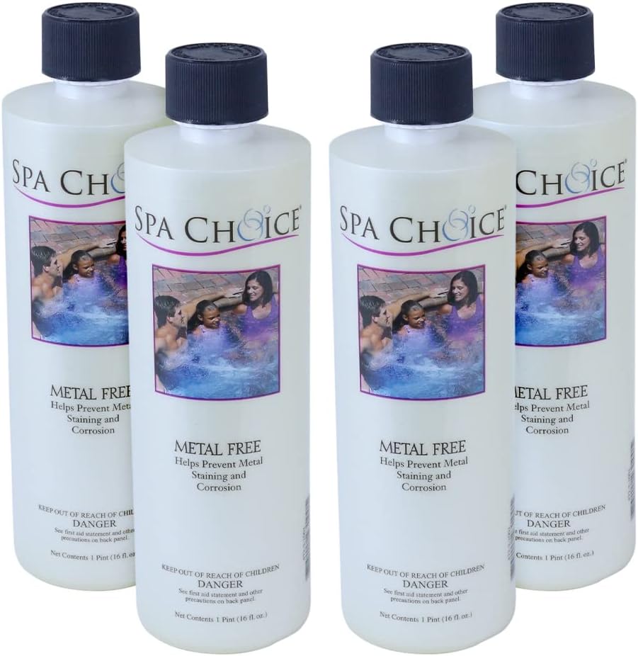SpaChoice 1-Pint 4-Pack Metal Free Solution for Hot Tubs