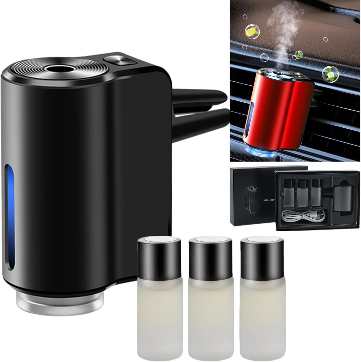 Automatic Rechargeable Car Air Freshener - 3 Scents