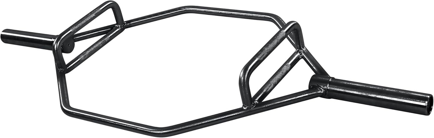 Olympic 2-Inch Hex Weight Lifting Trap Bar for Home Gym Use