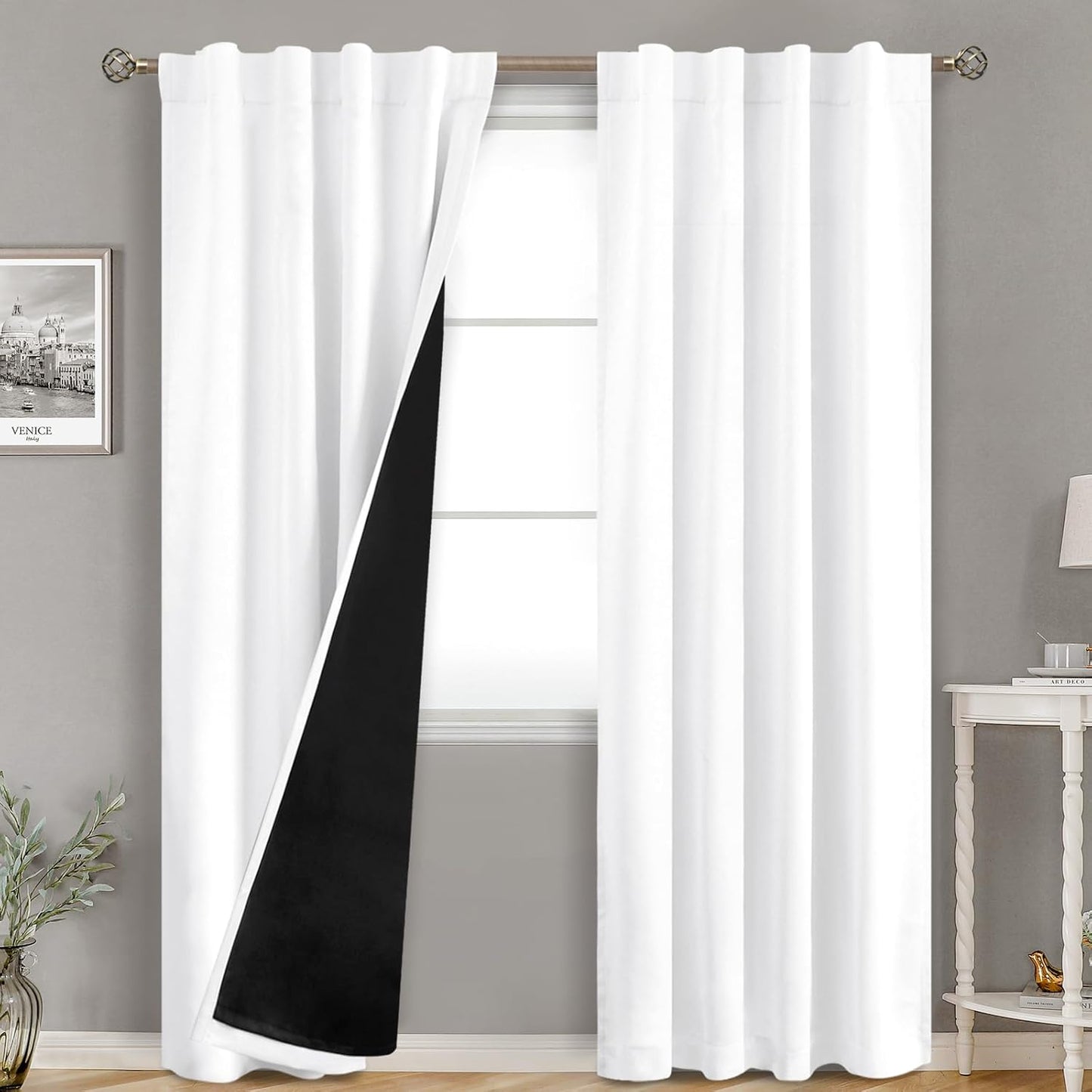 BGment 100% Blackout Curtains for Bedroom and Living Room