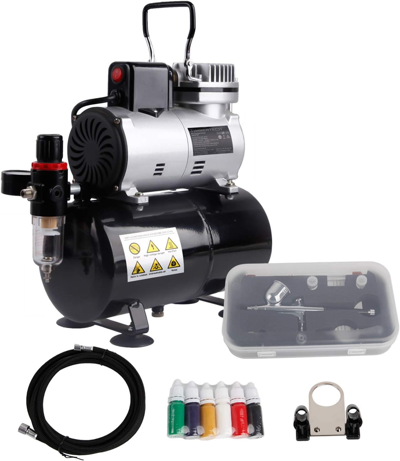 Timbertech Airbrush Compressor Set: Cool, Powerful, Versatile