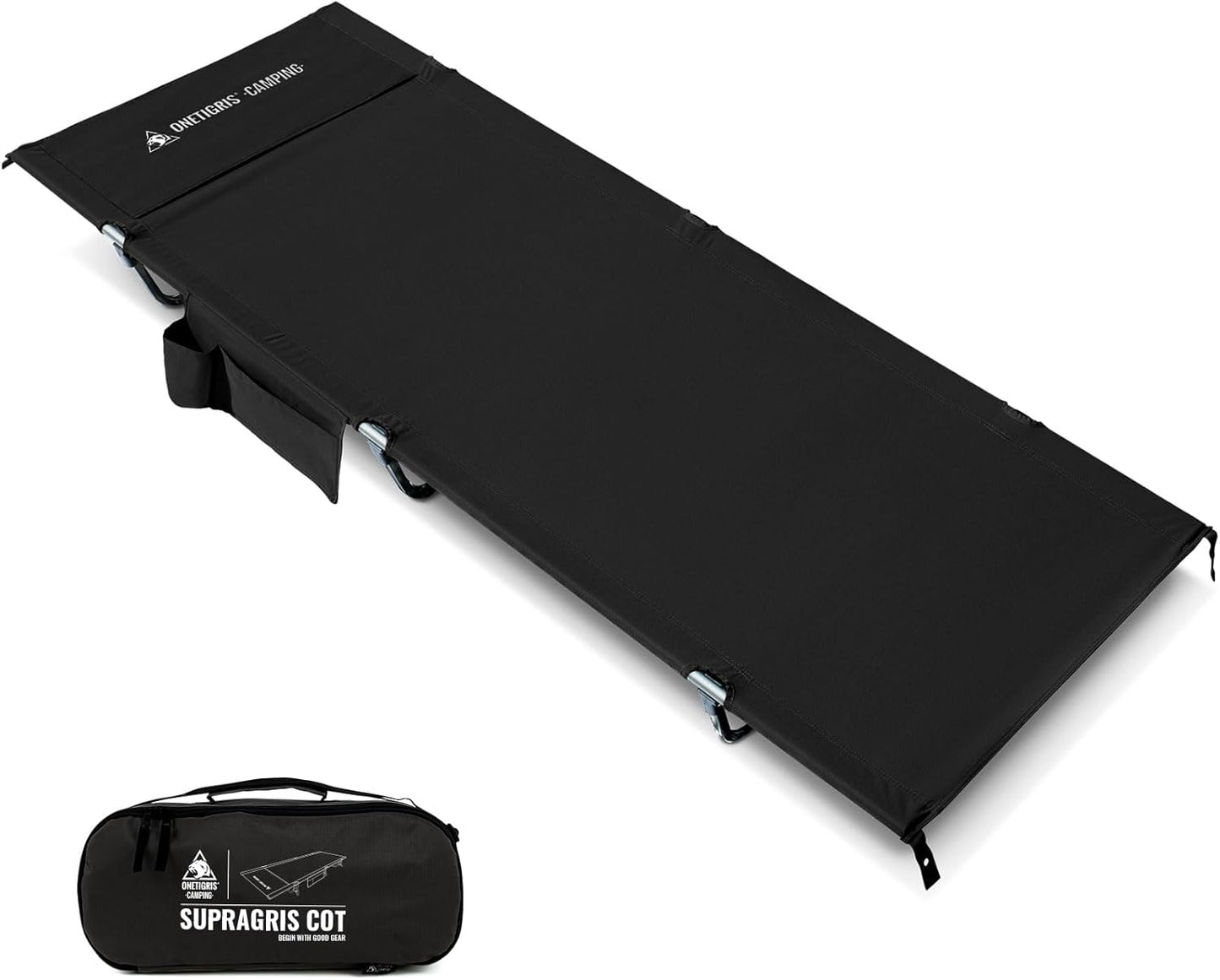 ONETIGRIS Camping Cot - Lightweight Folding Bed for Travel