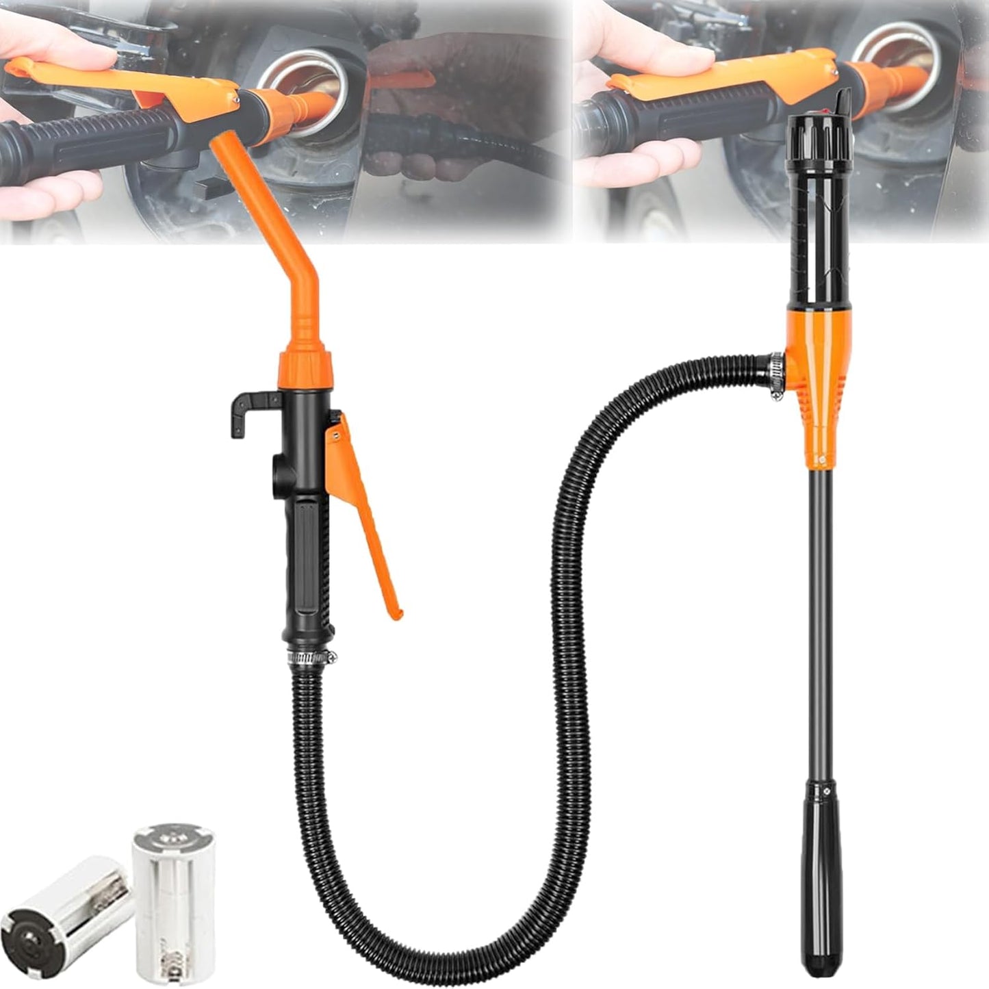 Portable Gas & Diesel Pump - Easy Hand Fuel Transfer