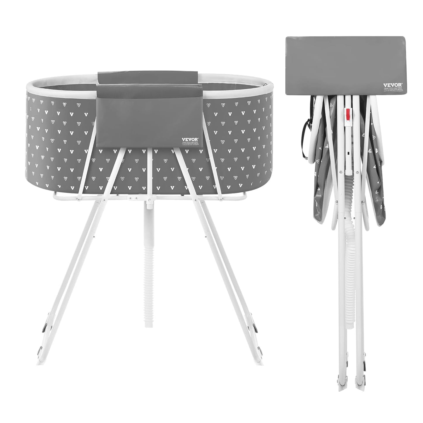 VEVOR Portable Dog Bathtub for Easy Pet Bathing Indoors & Outdoors