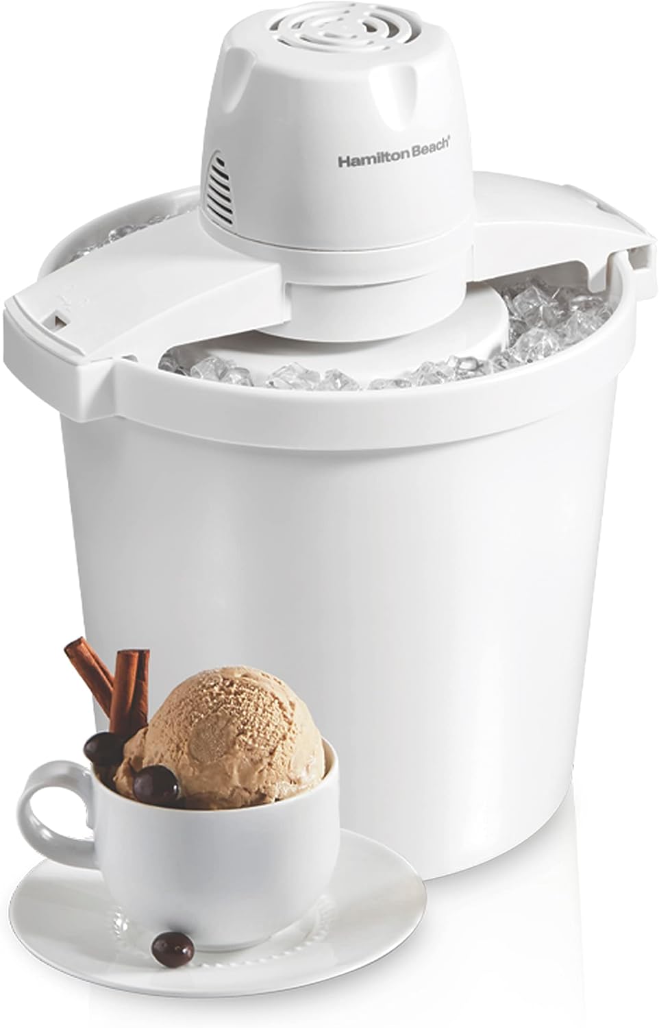 Hamilton Beach 4 Quart Ice Cream Maker - Make Delicious Frozen Treats Fast!