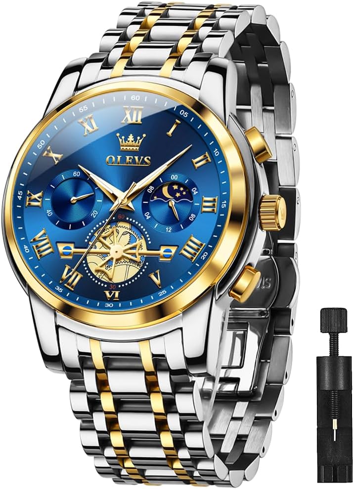 OLEVS Square Diamond Luxury Watch - Waterproof & Luminous