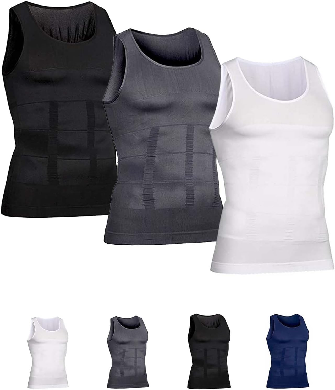 Shaperluv Tank 2.0 for Men - Big and Tall Body Shaper Vest