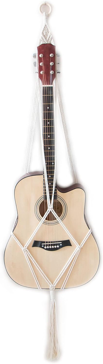 Boho Macrame Guitar Hanger by Decocove