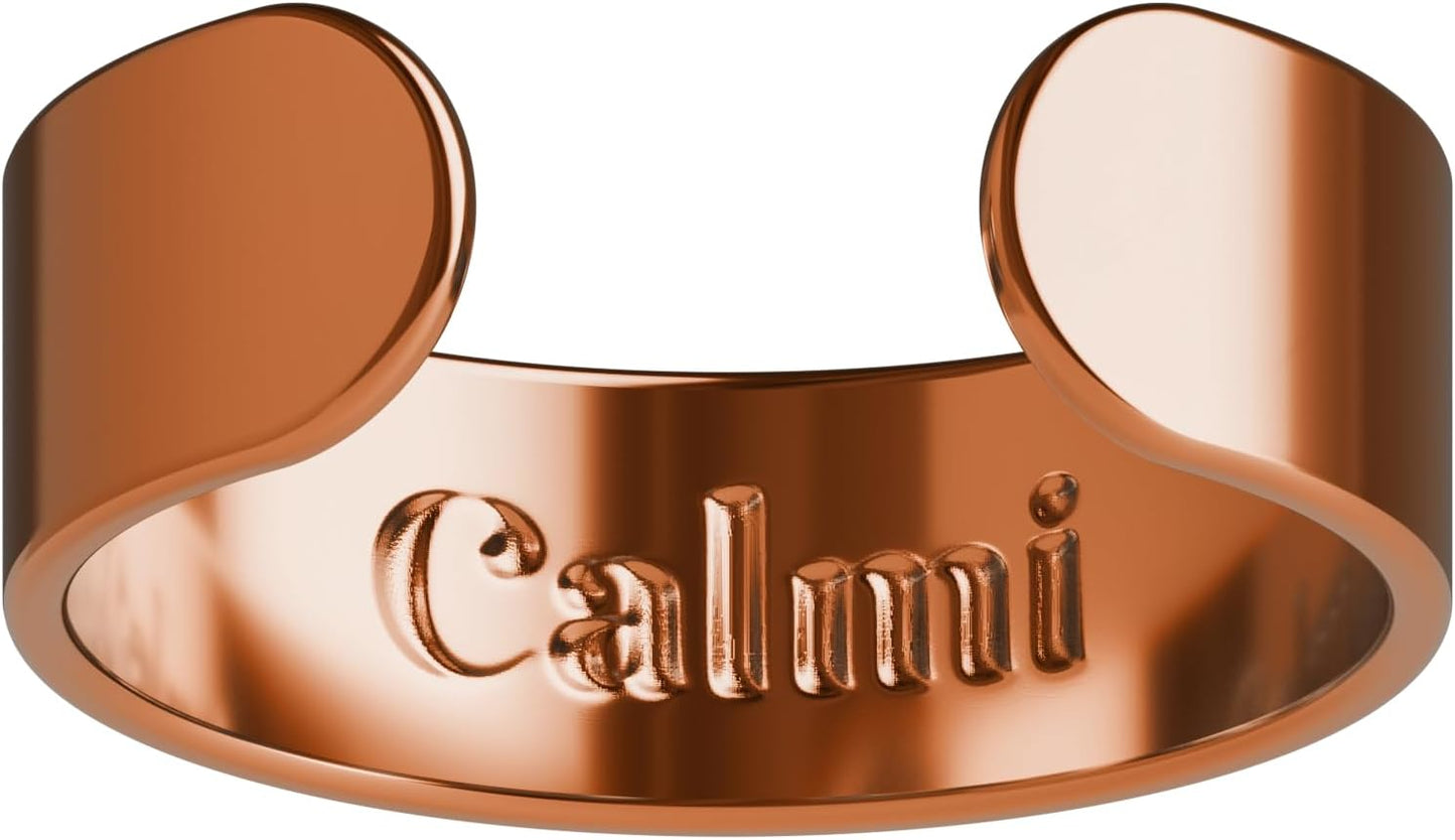 CALMI Magnetic Wellness Ring - 18K Gold Plated Adjustable Design