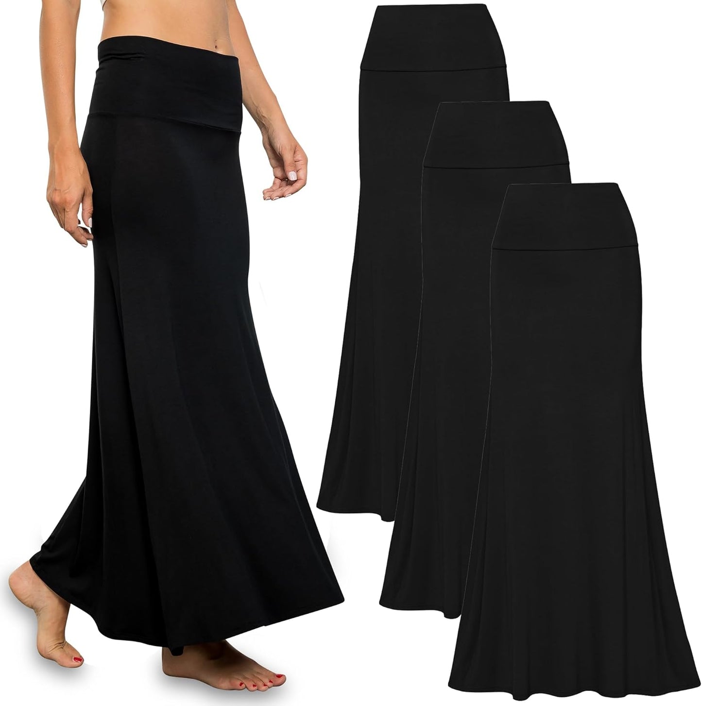 Flowy Maxi Skirt Set for Women - Comfortable and Versatile