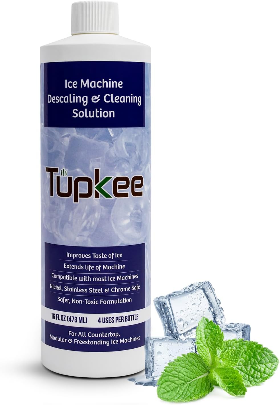 Tupkee Ice Machine Cleaner - 16 oz Nickel Safe - USA Made