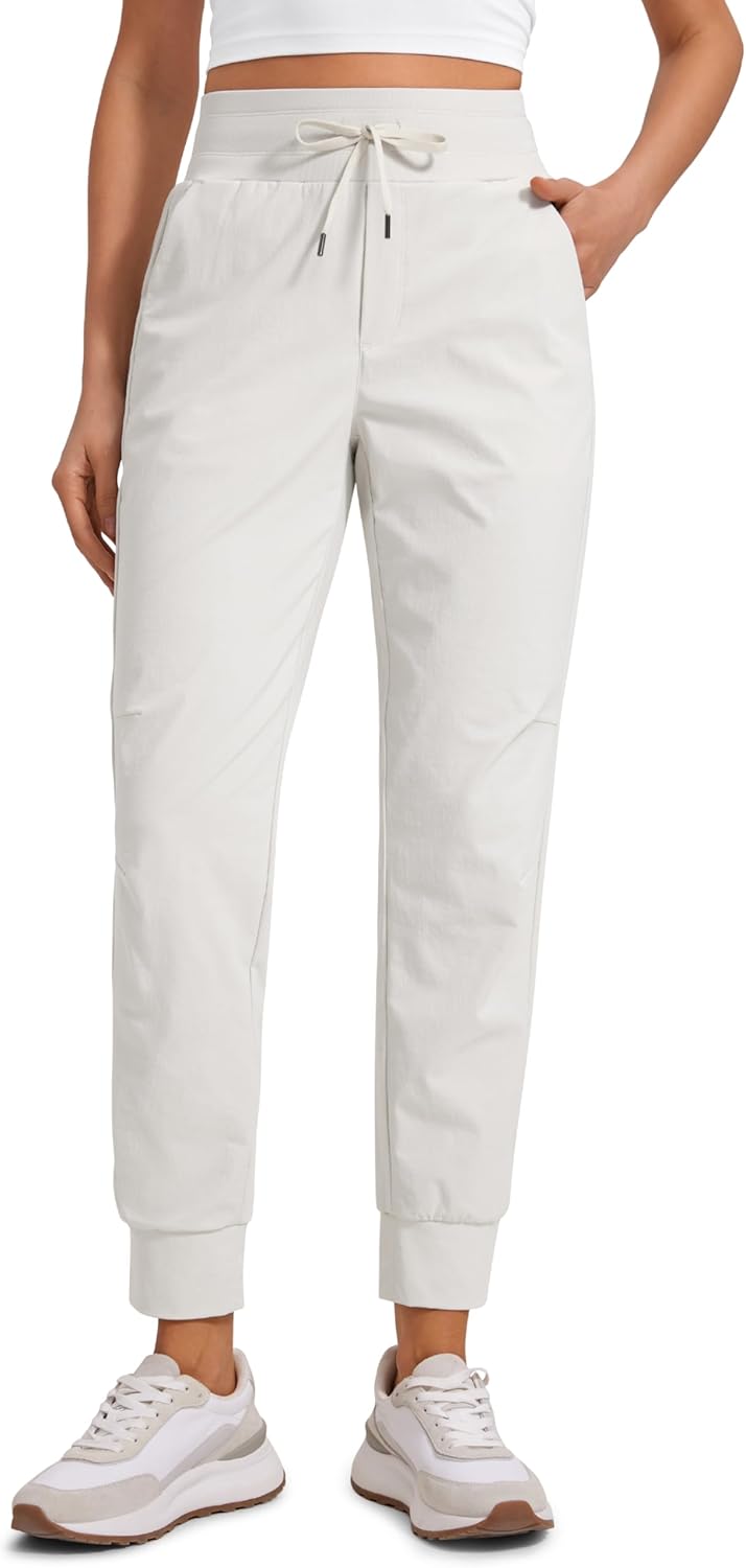 CRZ YOGA Athletic Joggers for Women - Lightweight Hiking Pants