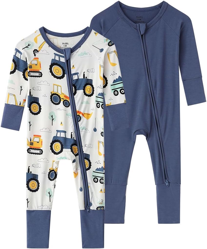 Baby Viscose from Bamboo Footless Pajamas for Boys and Girls