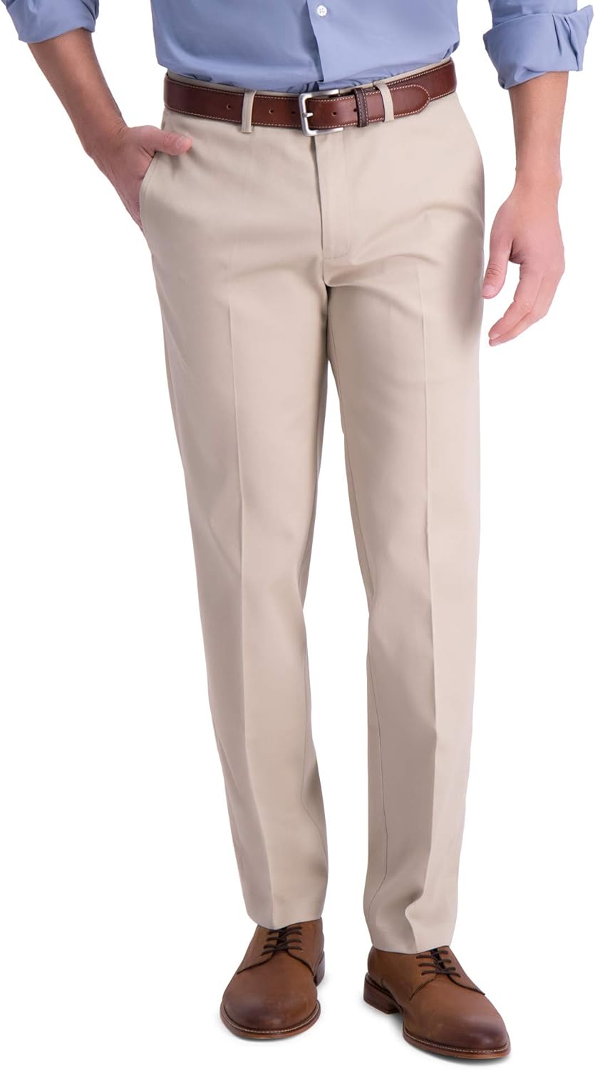 Haggar Men's Iron Free Premium Khaki Straight Fit Pants Review