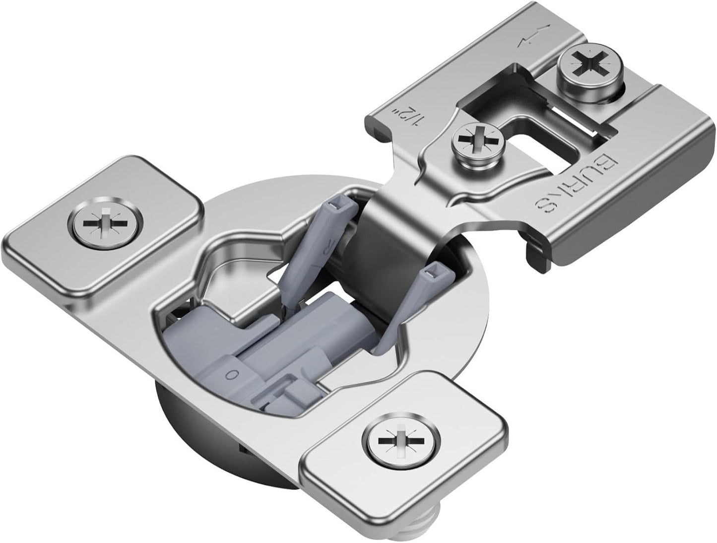 Burks Hinges 30 Pack 1/2ft' Overlay Soft Close for Cabinets