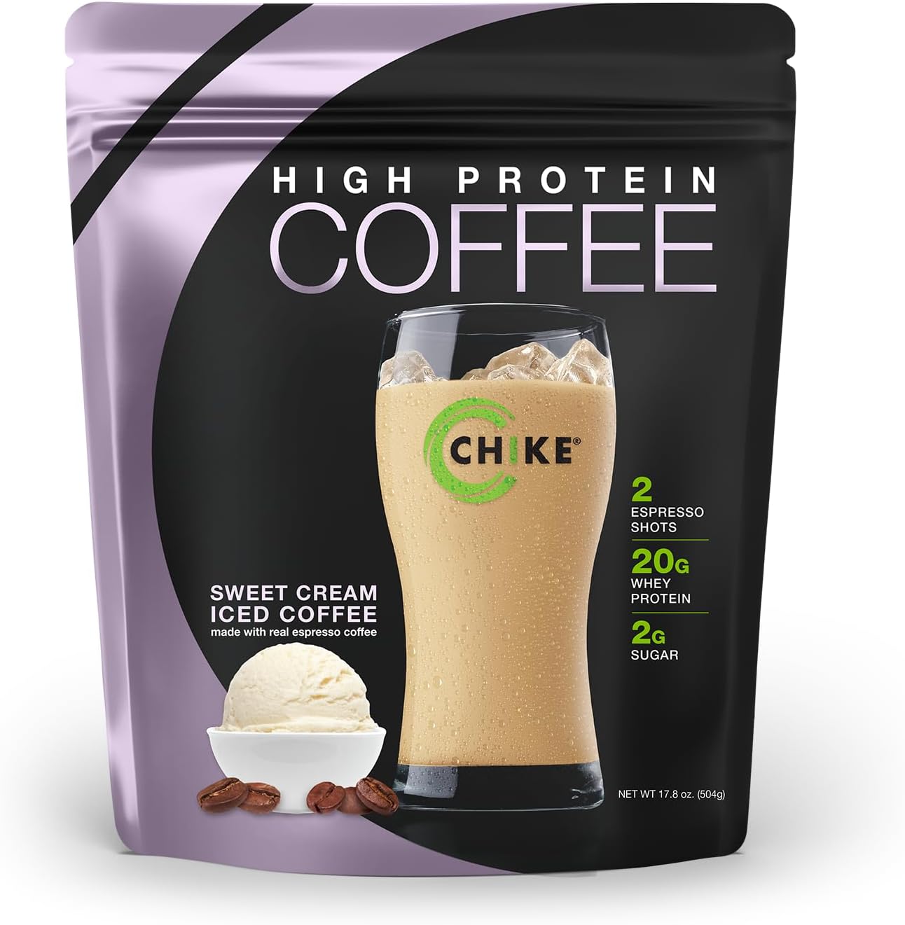 Chike Protein Iced Coffee - 20g Protein, 2 Shots Espresso, Keto & Gluten Free