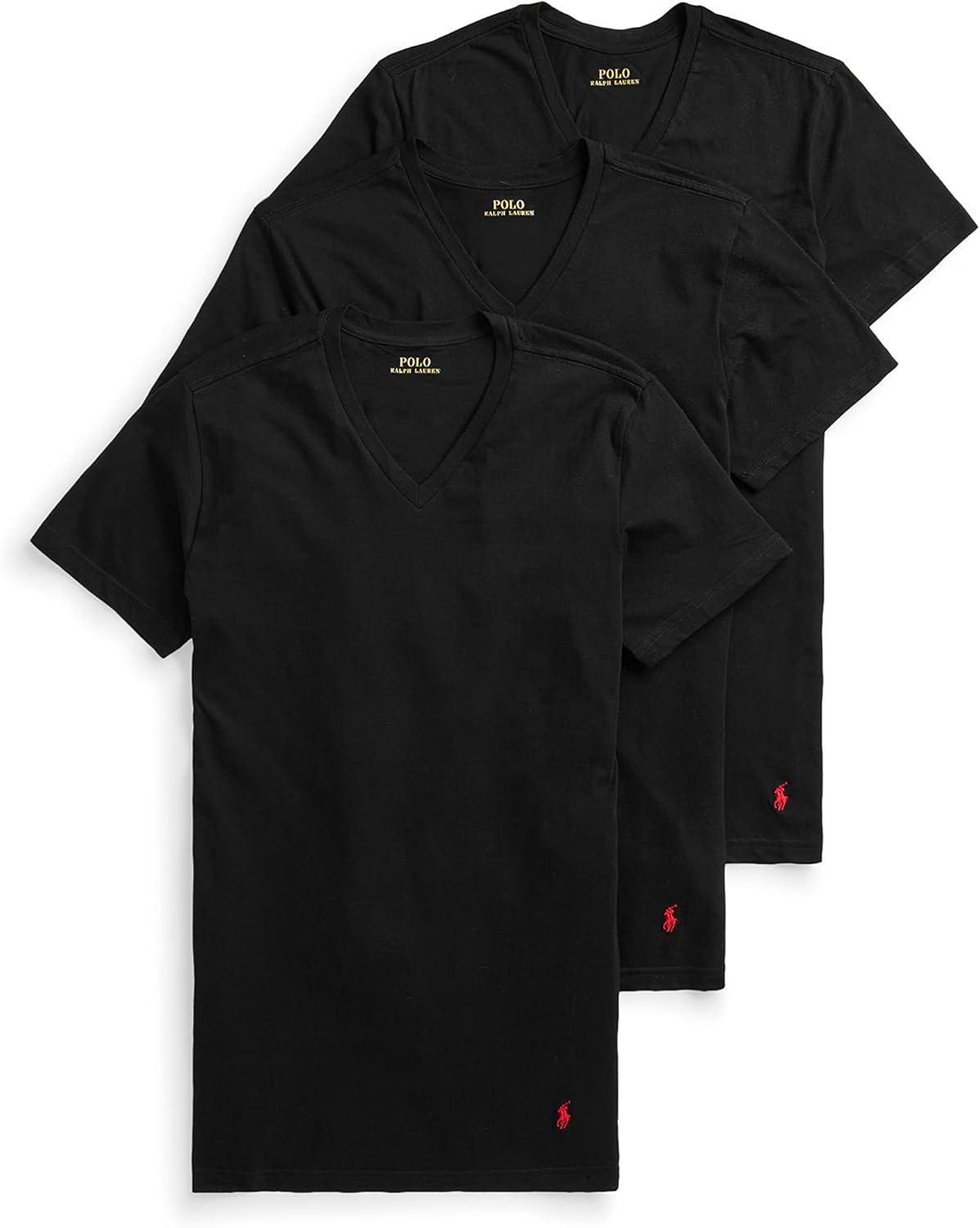 Polo Ralph Lauren Classic Fit Cotton V-Neck Undershirt 3-Pack