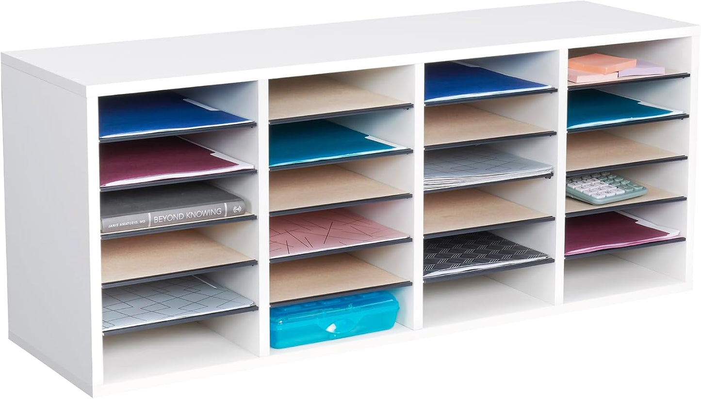 Safco Literature Organizer with 36 Compartments for Efficient Storage