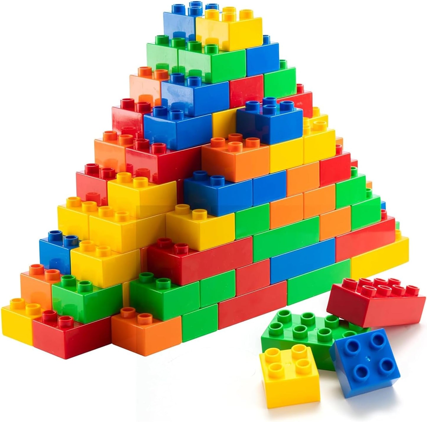 PREXTEX Jumbo Building Blocks Set for Toddlers - 300 Pieces