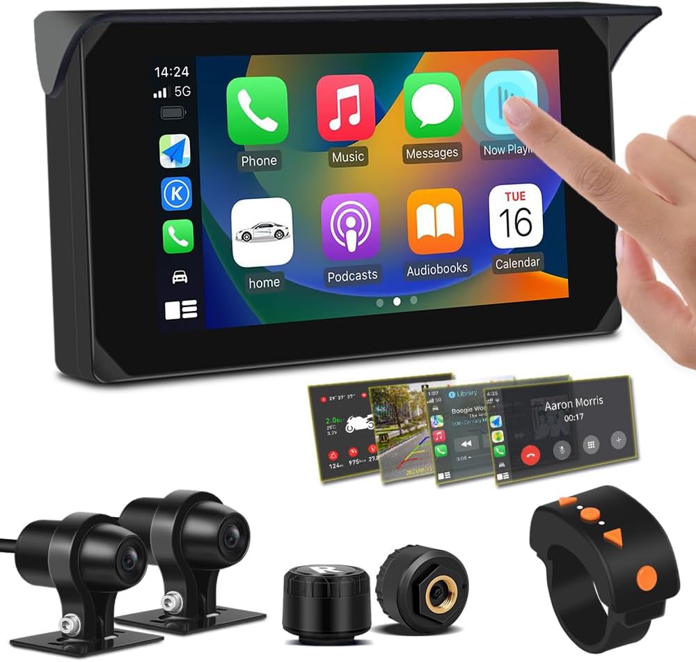 Stay Safe & Connected with VSYSTO Carplay Motorcycle Dash Cam