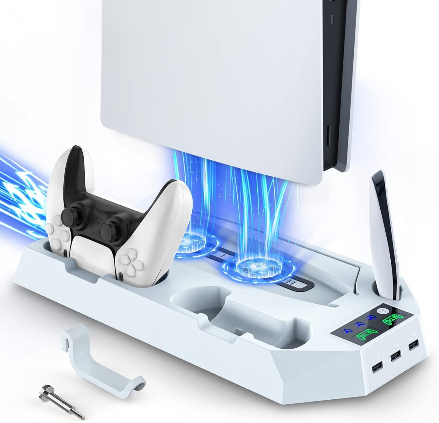 YCCSKY Cooling Station for PS5 with Dual Controller Charger