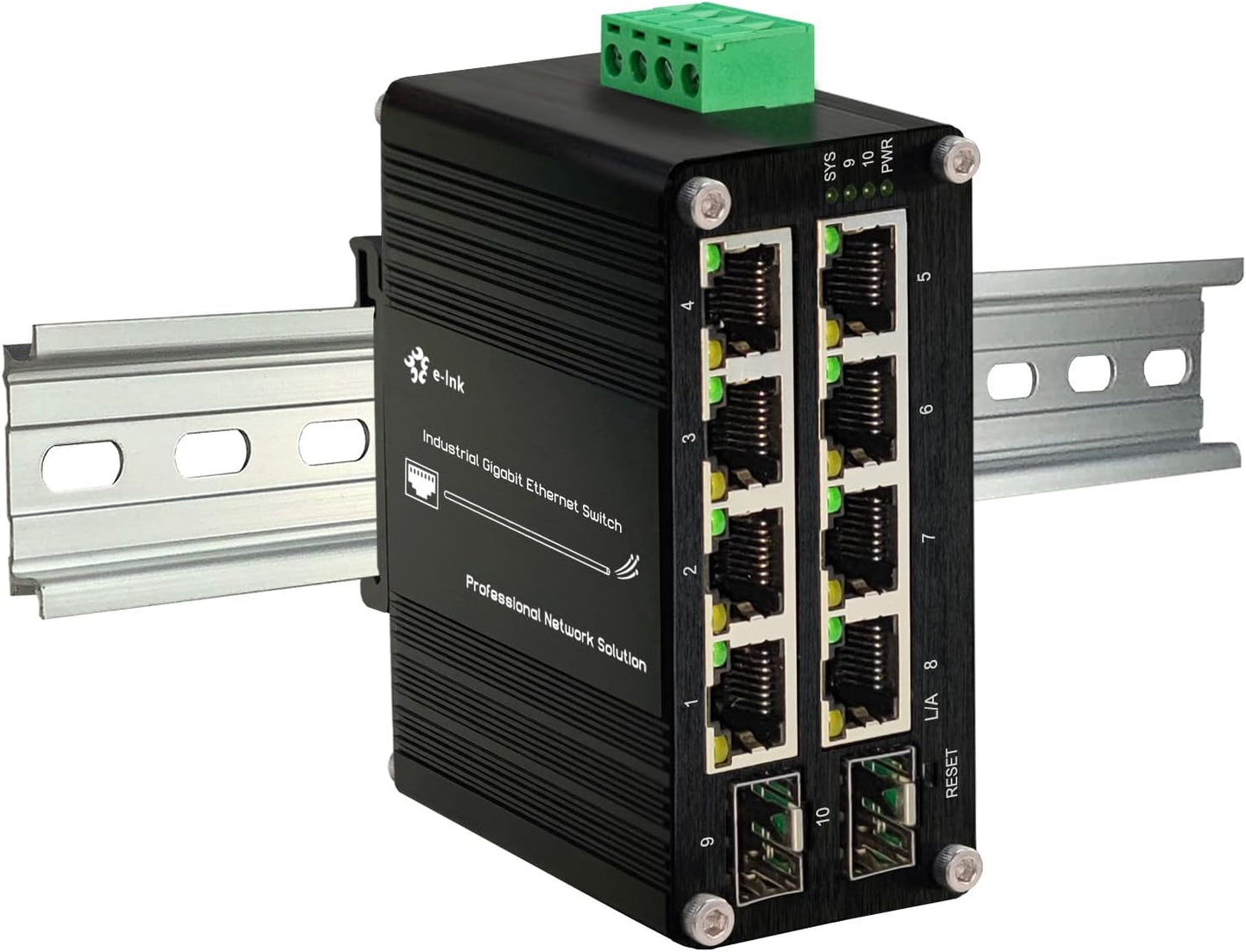 Industrial 8 Ports Managed Gigabit Fiber Switch for Smart Networks