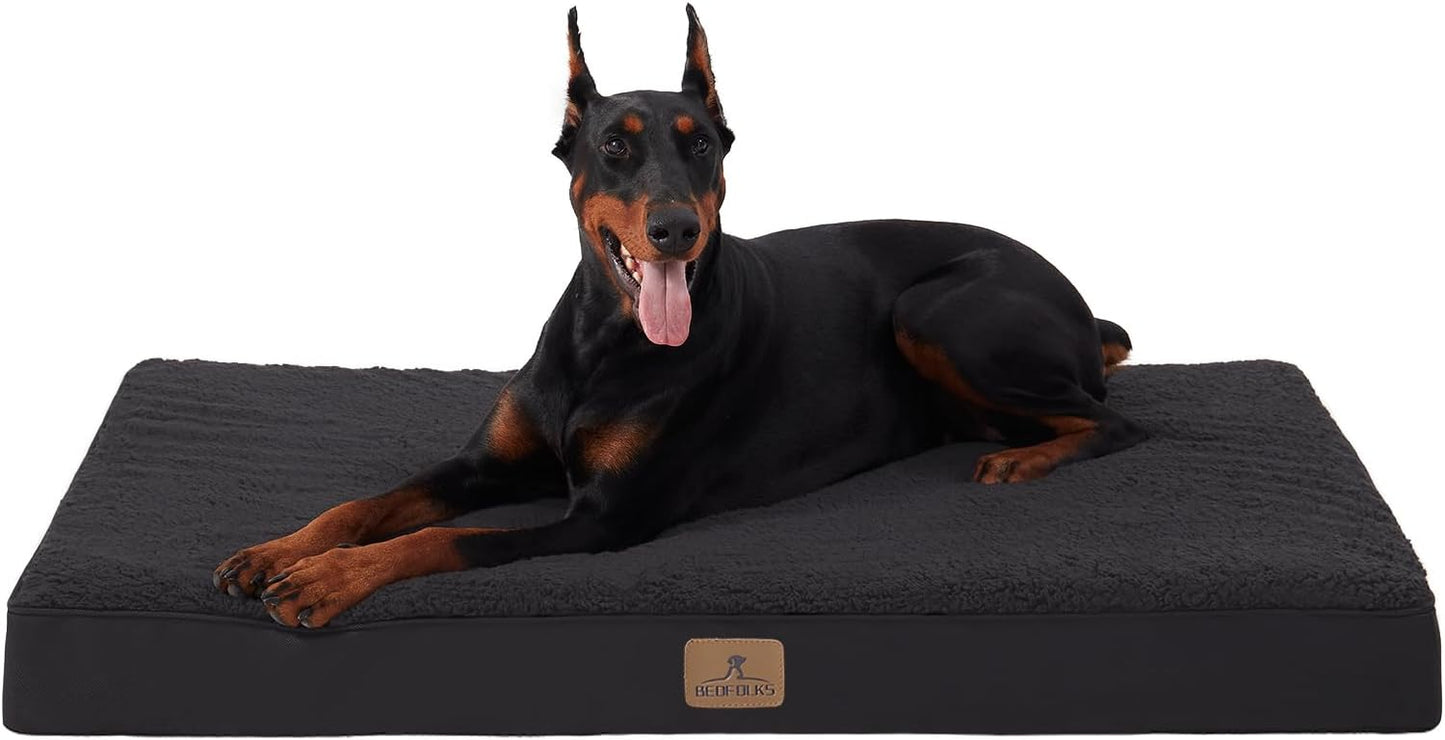 Orthopedic Dog Bed for Jumbo Dogs - Egg Foam Comfort Mat