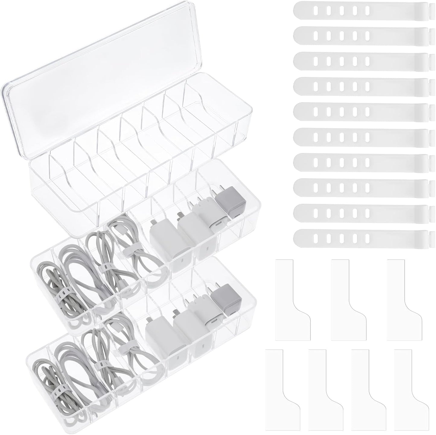 Cord Storage Box Set: Keep Cables Tidy!