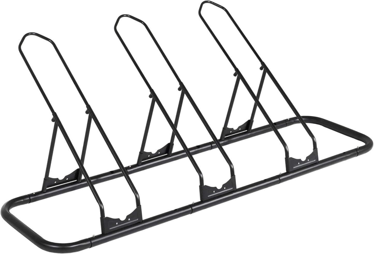 CyclingDeal Bike Rack Floor Parking Stand for 6 Bicycles
