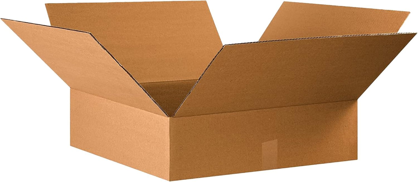 22x22x6 Flat Corrugated Boxes for Shipping and Moving Needs