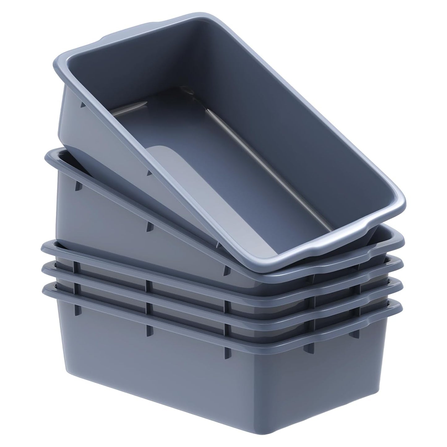 DUNCHATY 8.6 Gallon Plastic Bin for Kitchen Organization