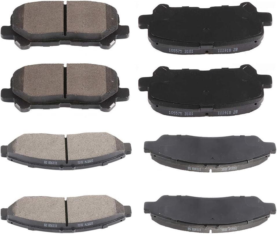 Ceramic Front Rear Brake Pad Set for Acura MDX and Honda Pilot