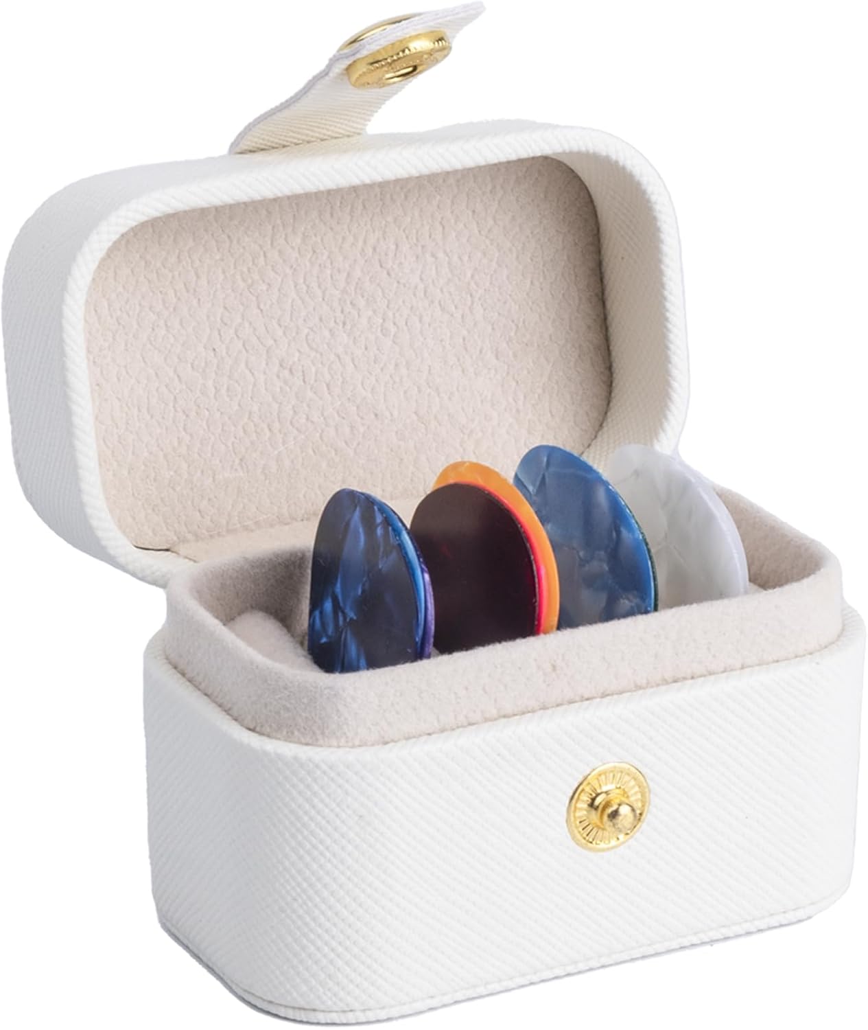 Premium Leather Guitar Pick Holder + 10 Picks | Ultimate Guitar Accessory Set