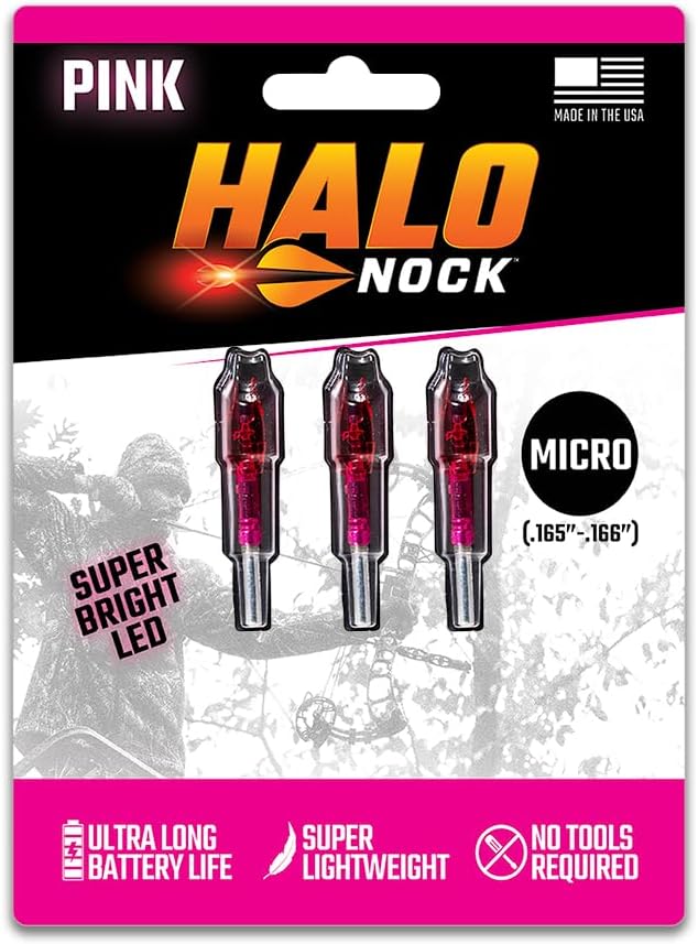 Halo Nock Micro Lighted Nocks for Accurate Archery Shots