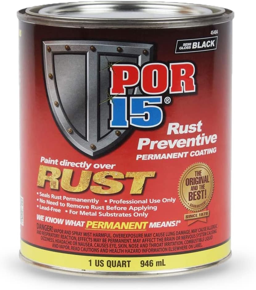 POR-15 Rust Preventive Coating for Ultimate Rust Protection
