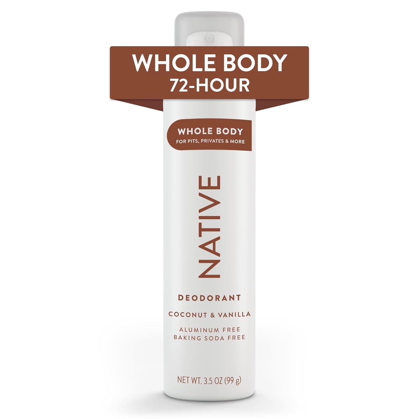 72H Odor Protection Deodorant Spray | Aluminum-Free Coconut & Shea Butter
