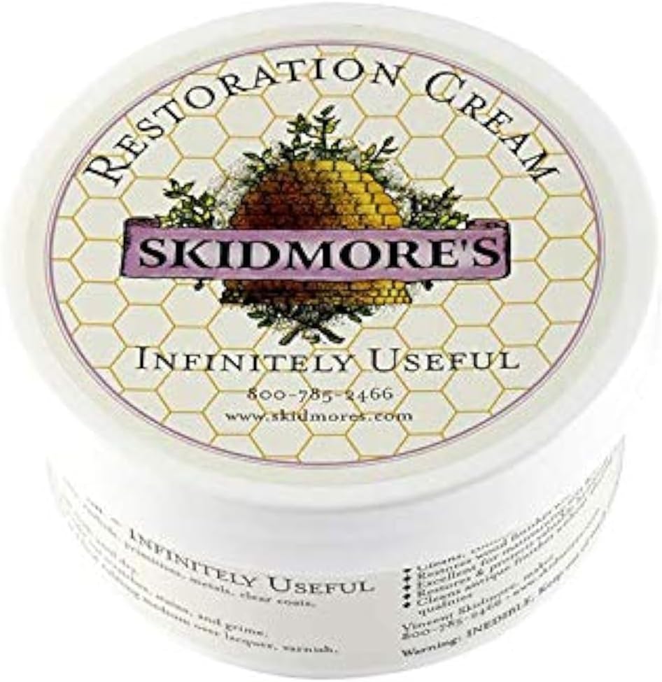 Skidmore's Leather Restoration Cream | Revive Wood & Furniture | USA Made