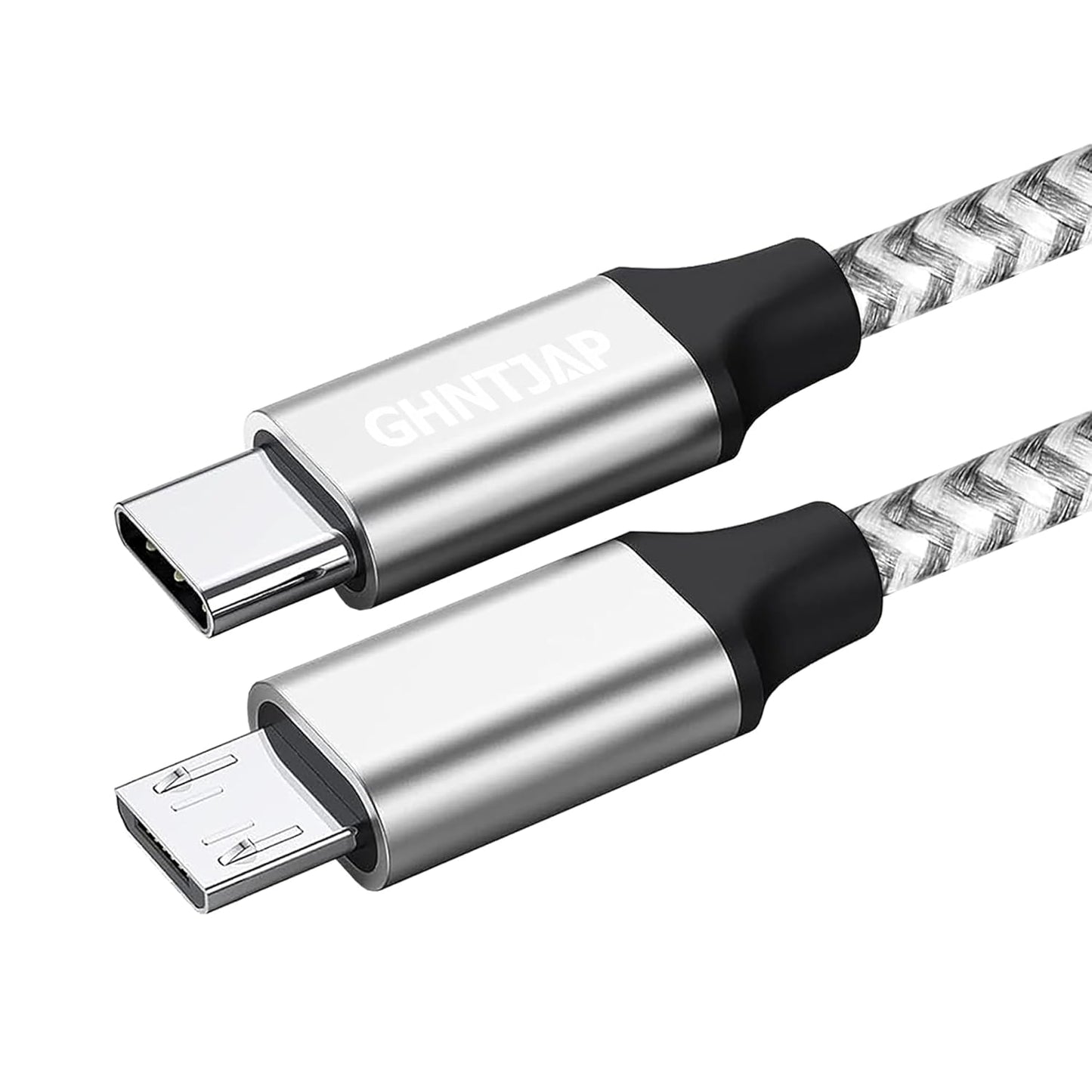 Fast Charge 5ft Braided USB C to Micro USB Cable