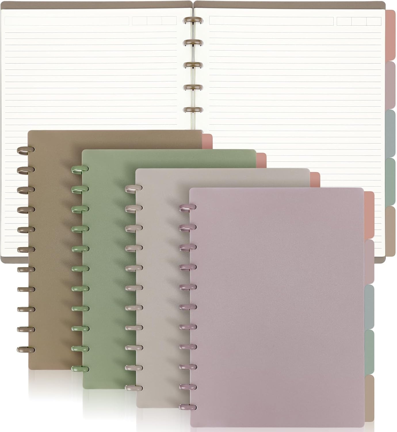 Glenmal Discbound Notebook Set: Customizable 8.5in x 11in Planner