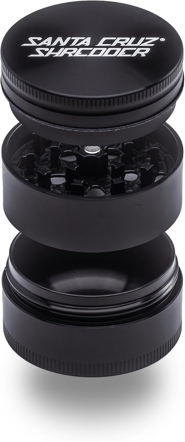 Santa Cruz Shredder 3 Piece Herb Grinder with Superior Grip